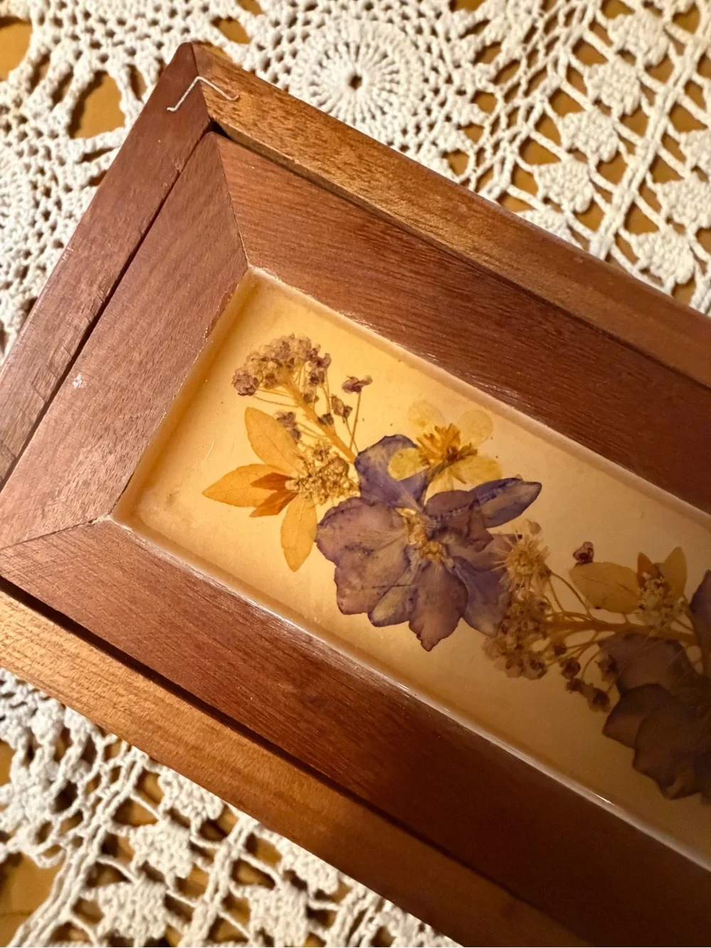 ✨ RARE FIND: Vintage Handcrafted Chilean Wood Trinket & Jewelry Box ✨